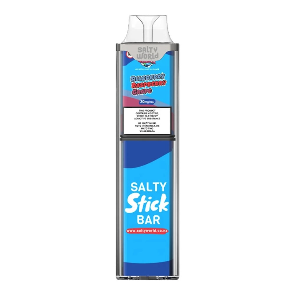 Salty Stick Bar Blueberry Raspberry Grape Disposable Vape