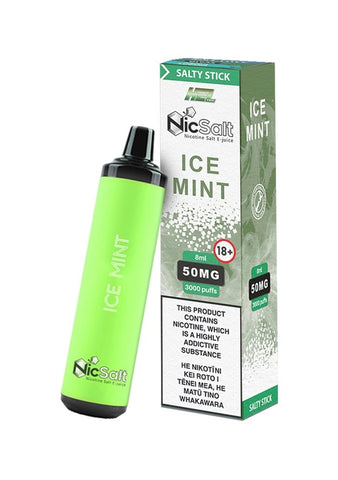 Salty Stick Ice Mint Disposable Vape | Electric Vape NZ