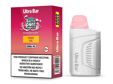 Ultra Bar Peach Ice Disposable Vape | Electric Vape NZ